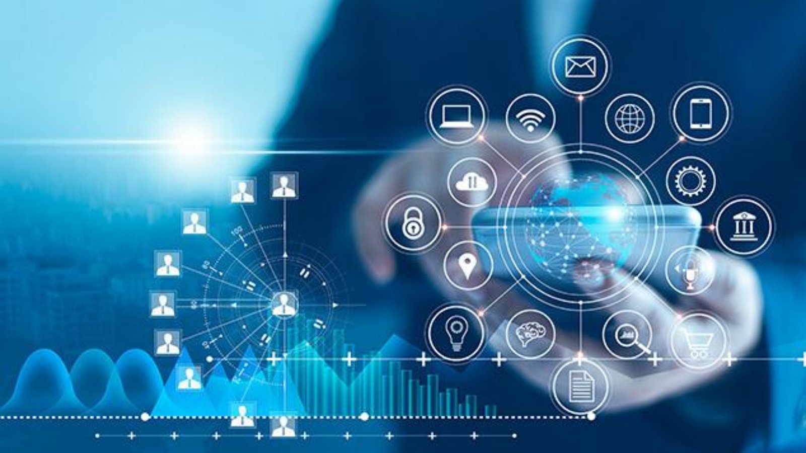 Software solutions service illustration